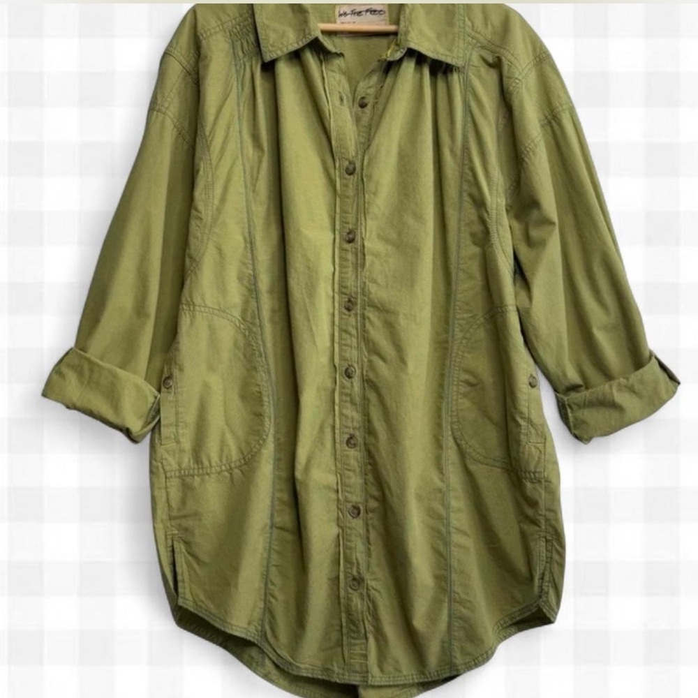 We The Free Olive Green Shirt XS